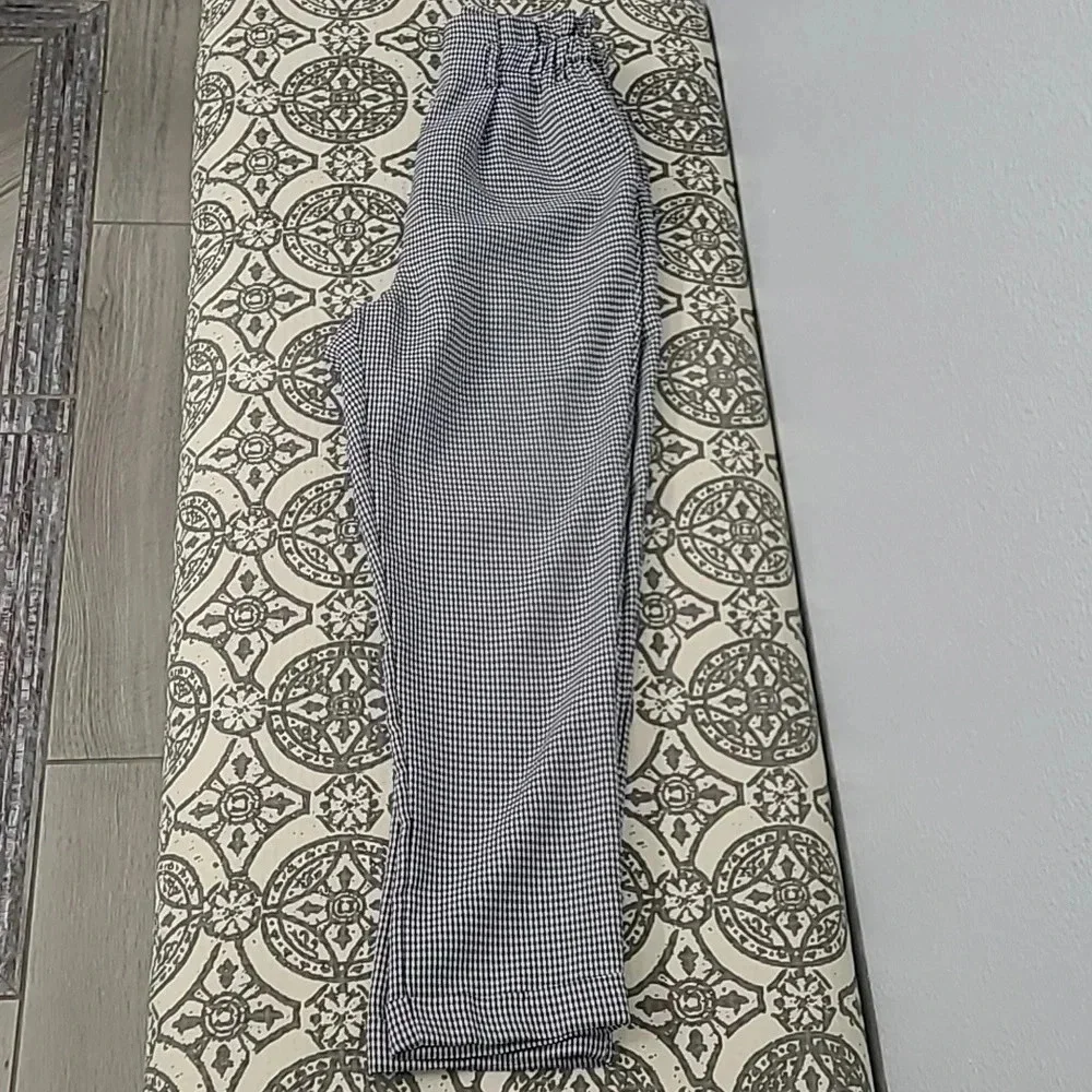 Sienna Sky High Waisted Mini Houndstooth/Gingham Patterned Pants
